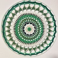 Mandala uncinetto crochet anche su ordinazione fatto a mano