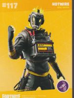 FORTNITE TRADING CARD serie 2 # 117 HOTWIRE Epic outfit