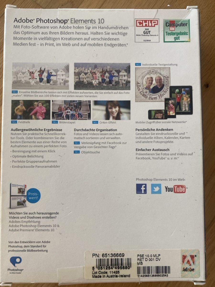 Adobe Software: Adobe Photoshop elements 10 – Usato da Dietikon venduto da Tdaf33 2