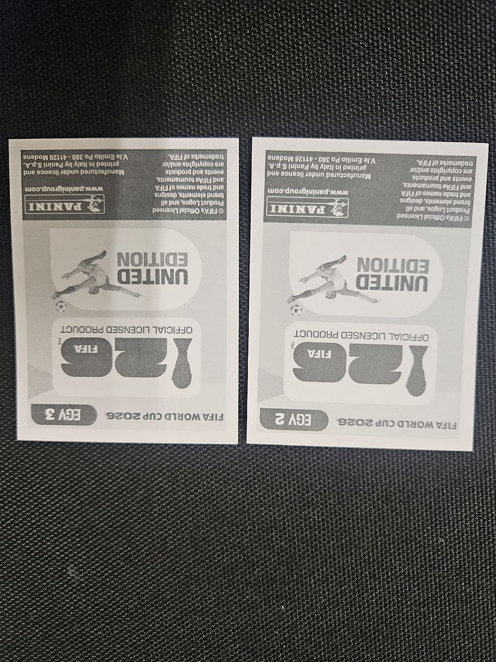 Panini Carte collezionabili: WM 2026 Sticker EGY 2 & EGY 3 neuwertig, Original Panini – Nuovo (secondo la descrizione) da Würenlingen venduto da Dinli 1
