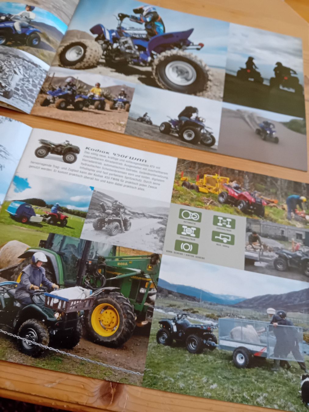 Documenti: Yamaha ATV und Quad Prospekte 2003 2 Stk – Usato da St. Urban venduto da volvodreamer 4