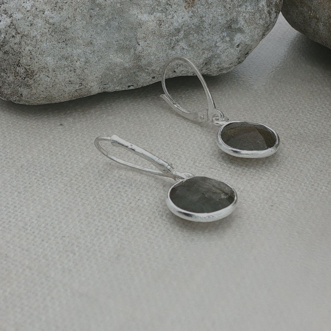 Olga Ribler Orecchini pendenti & Orecchini a lobo: Ohrringe 10 mm Labradorite Sterling  Silber 925 – Nuovo (secondo la descrizione) da Luzern venduto da Schmuckoutlet 6