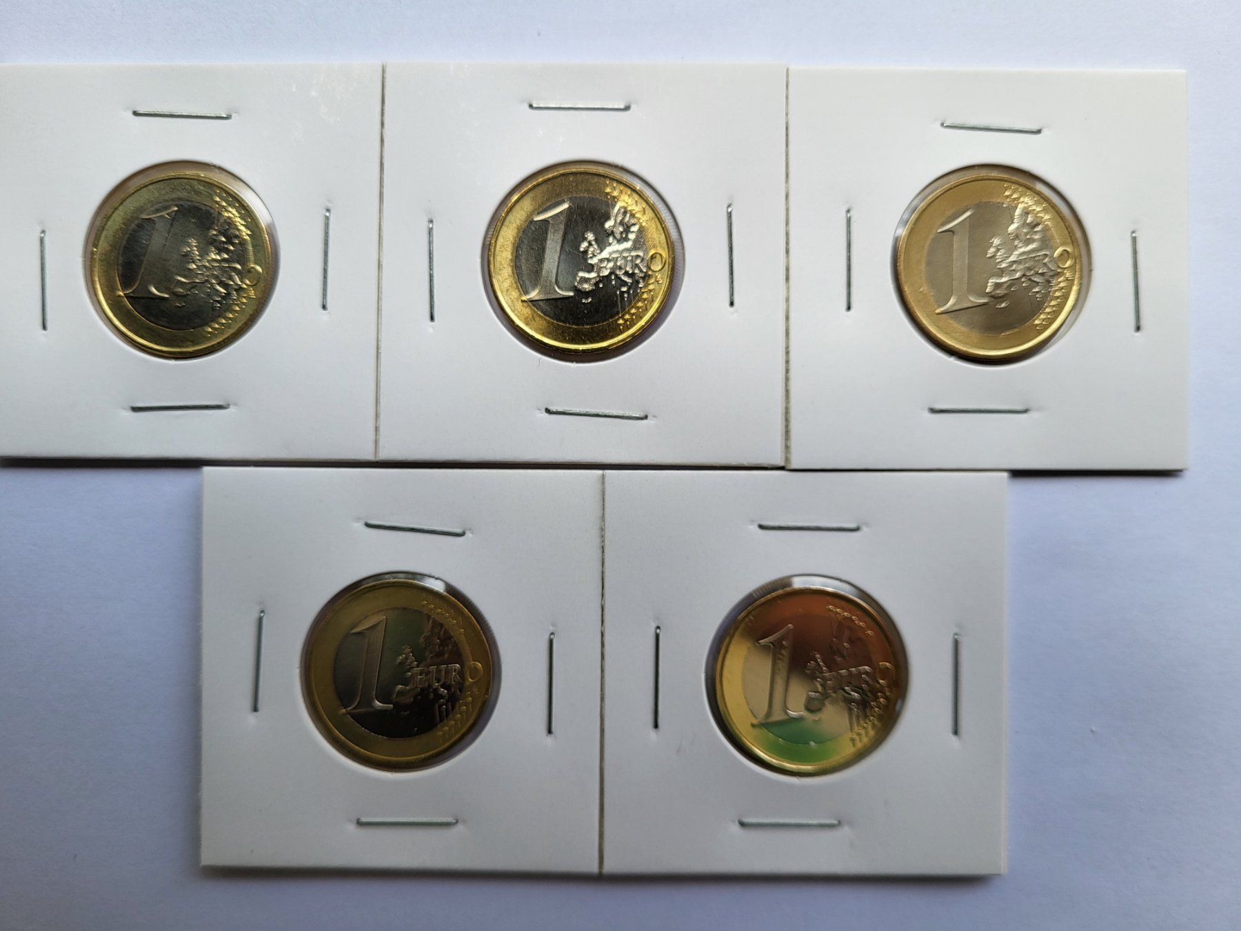 Tutti le monete: 1€ 2013 Stgl A-D-F-G-J – Nuovo (secondo la descrizione) da Pravidondaz venduto da LVtik 1