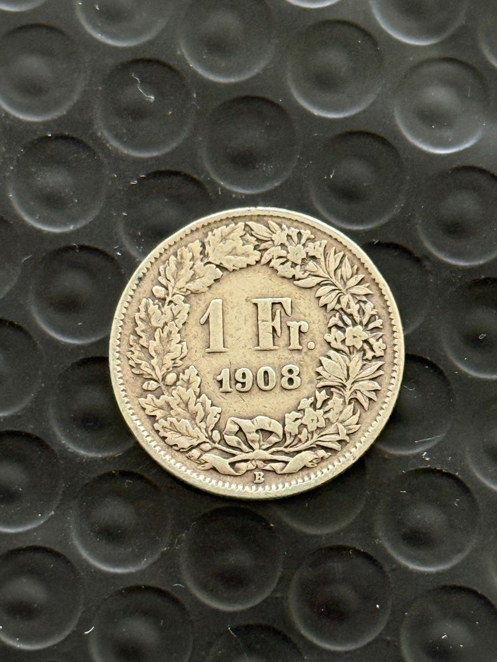 Alle Münzen: 1 Franken 1908 – Gebraucht aus Wallisellen von SWISS_SILVER1