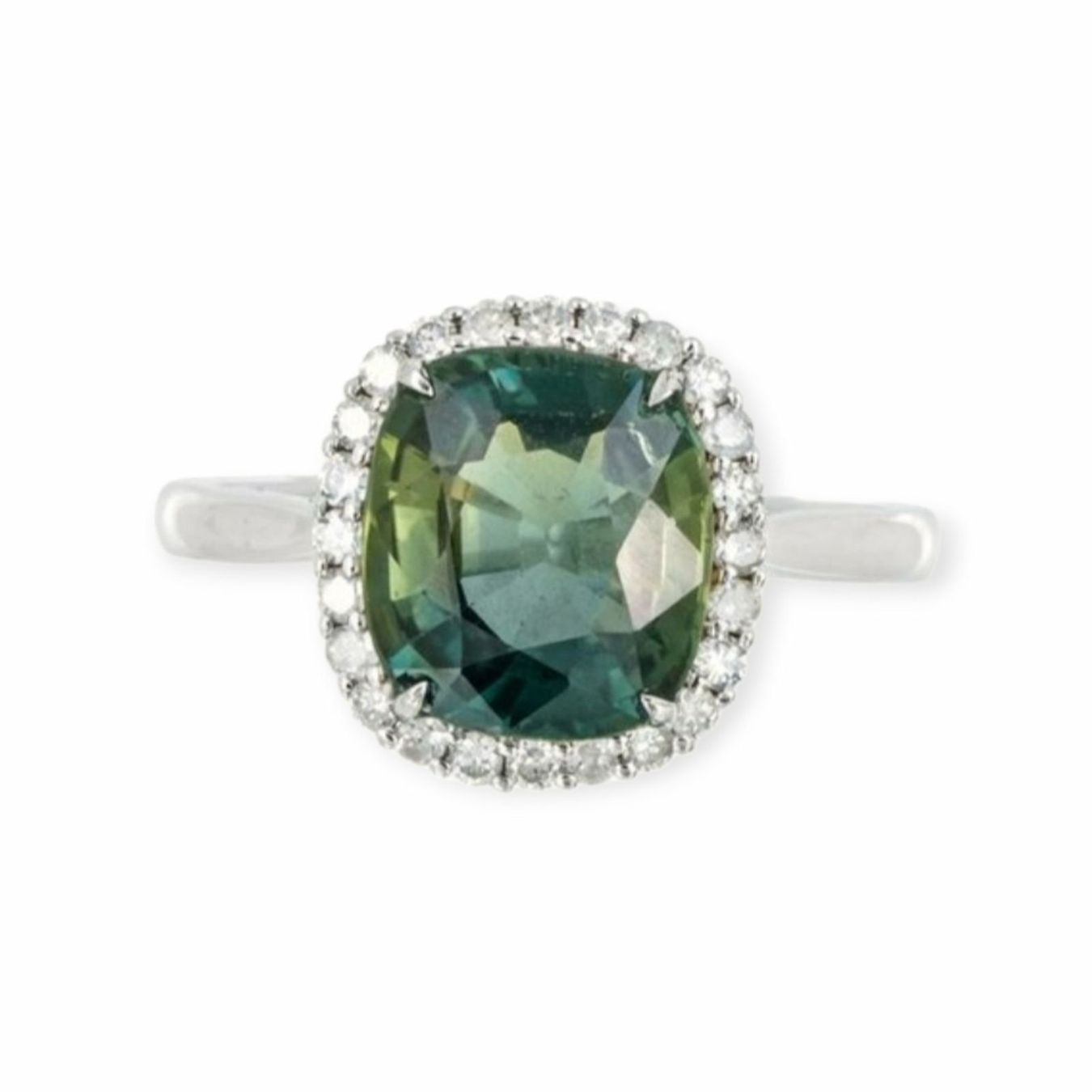 Anelli: 3.69ct Saphir Ring 14k Weissgold – Nuovo e nell'imballaggio originale da Illnau venduto da Juwelier_Mahler_GmbH