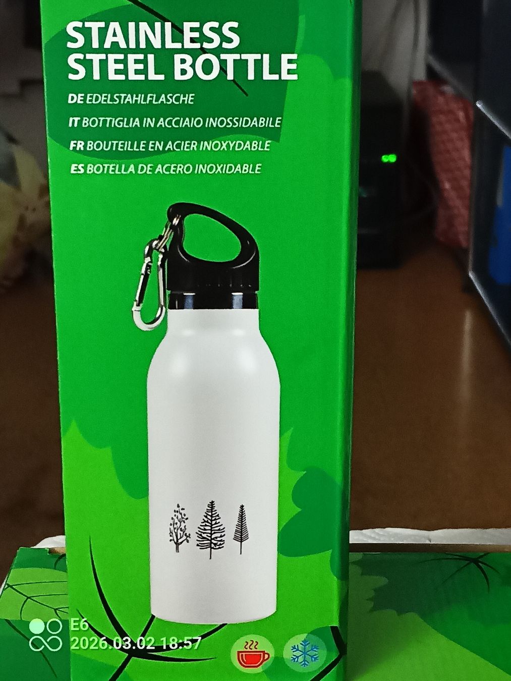 Borracce & Thermos: 4 Emailartikel: 2 Flaschen und 2 Mugs – Nuovo e nell'imballaggio originale da Zürich venduto da Mitzi6 2