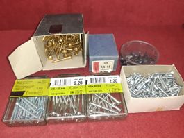 Diverse Schrauben aus dem Hobbykeller