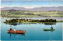 UFENAU - Im Zürichsee Schifffahrt ca.1915 (ZH