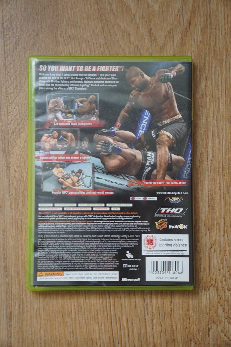 Giochi: Xbox 360 game UFC 2009 Undisputed – Usato da Niederuzwil venduto da S.J.21 1