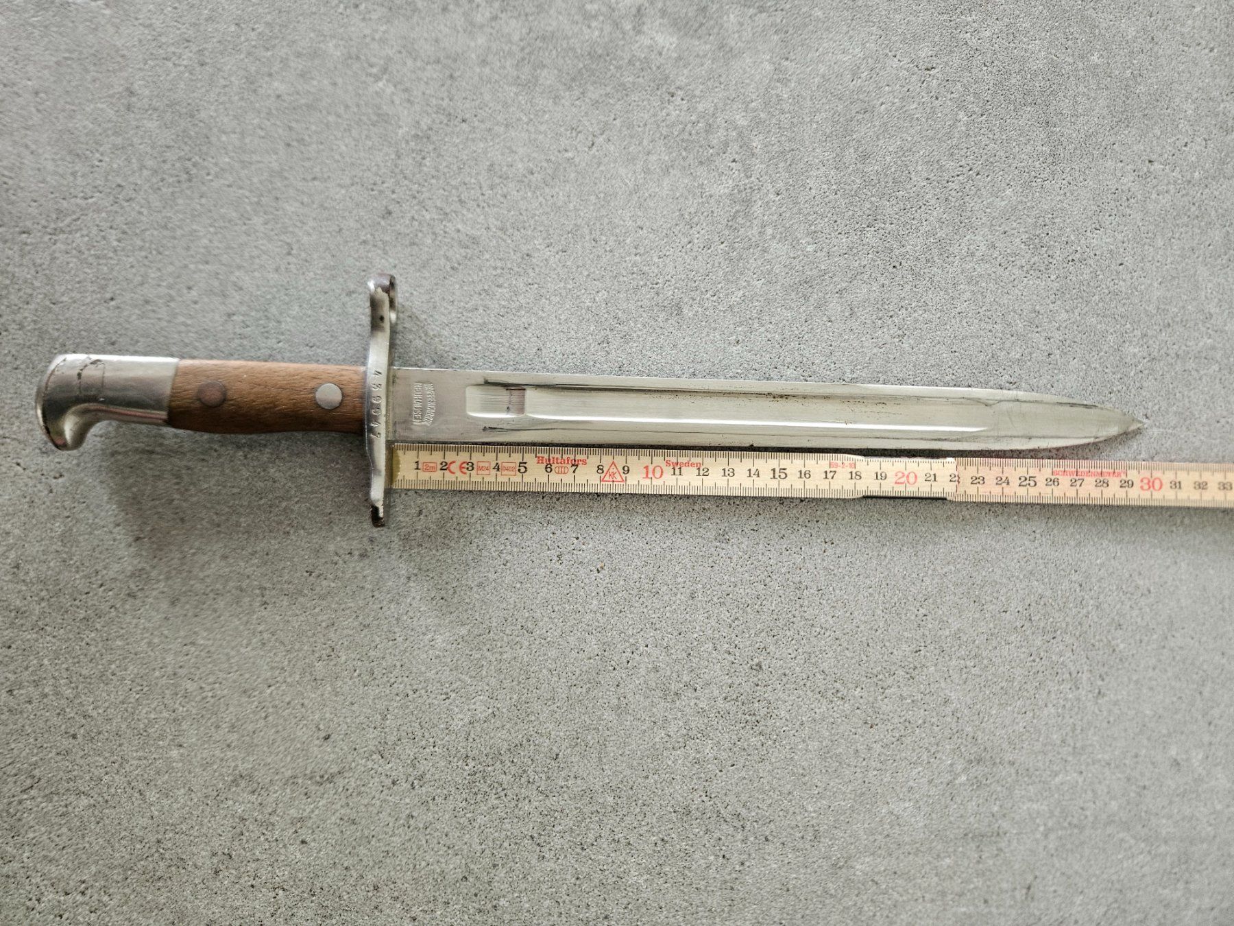 Schweizer Armee Armi bianche: Schweizer Armee Bajonett Typ 1899 – Usato da Scharnachtal venduto da aeb_c2sm 1