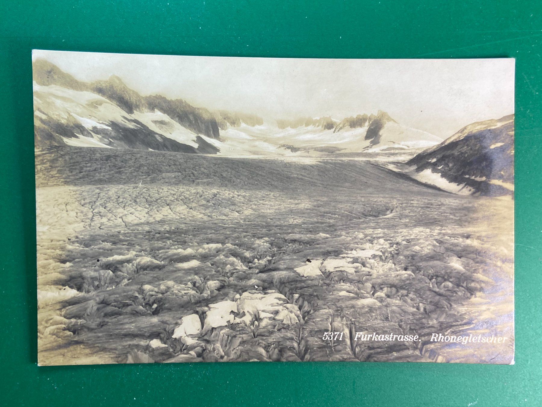Cartoline postali: Furkastrasse, Rhonegletscher – Usato da Steg VS venduto da danwer74