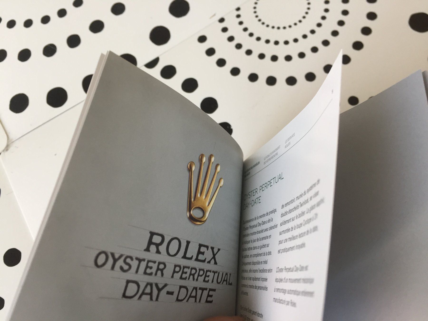Documenti: ROLEX DAY-DATE - OPERATING INSTRUCTIONS - FOR WATCH - FR !!! – Nuovo (secondo la descrizione) da Epalinges venduto da dream-watch 2