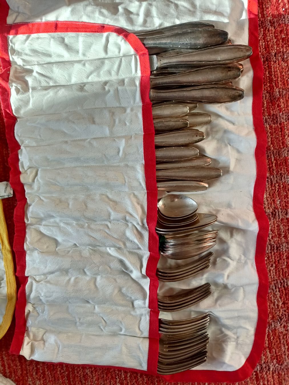 WMF Set di posate: Antikes versilbertes Tafelbesteck WMF 100: wiegt 2,8 kg – Usato da Lugano venduto da riccardo012 1