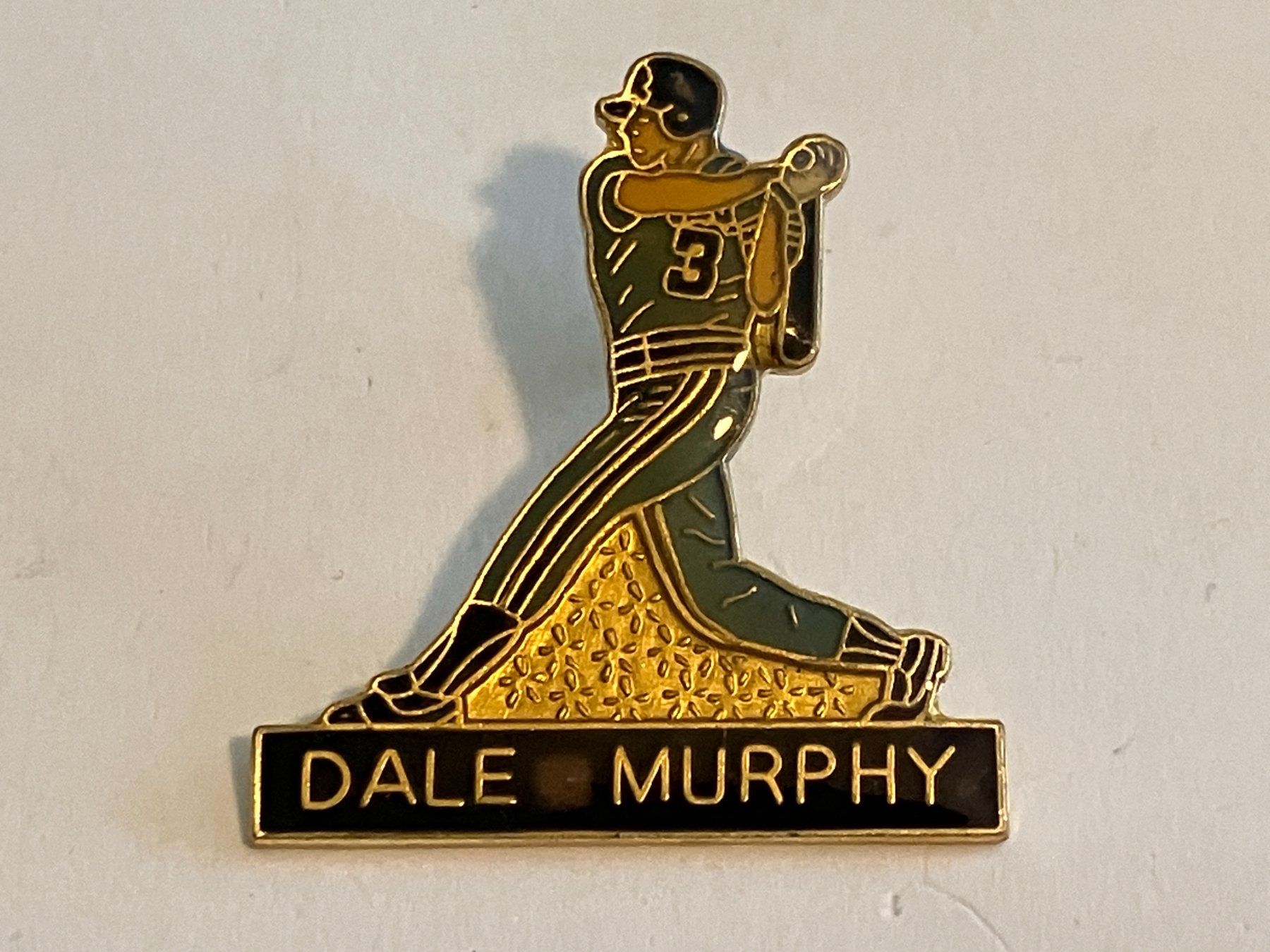 Plaketten & Abzeichen: 1 Pin Dale Murphy – Gebraucht aus Basel von djwwpp