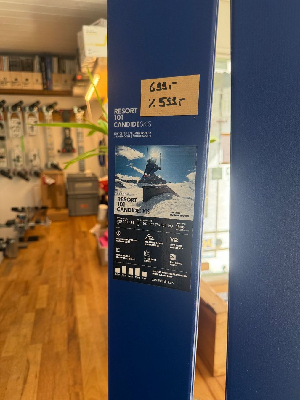 Sci: Candide Skis Resort101 189cm – Nuovo e nell'imballaggio originale da Andermatt venduto da Made_In_Andermatt 1