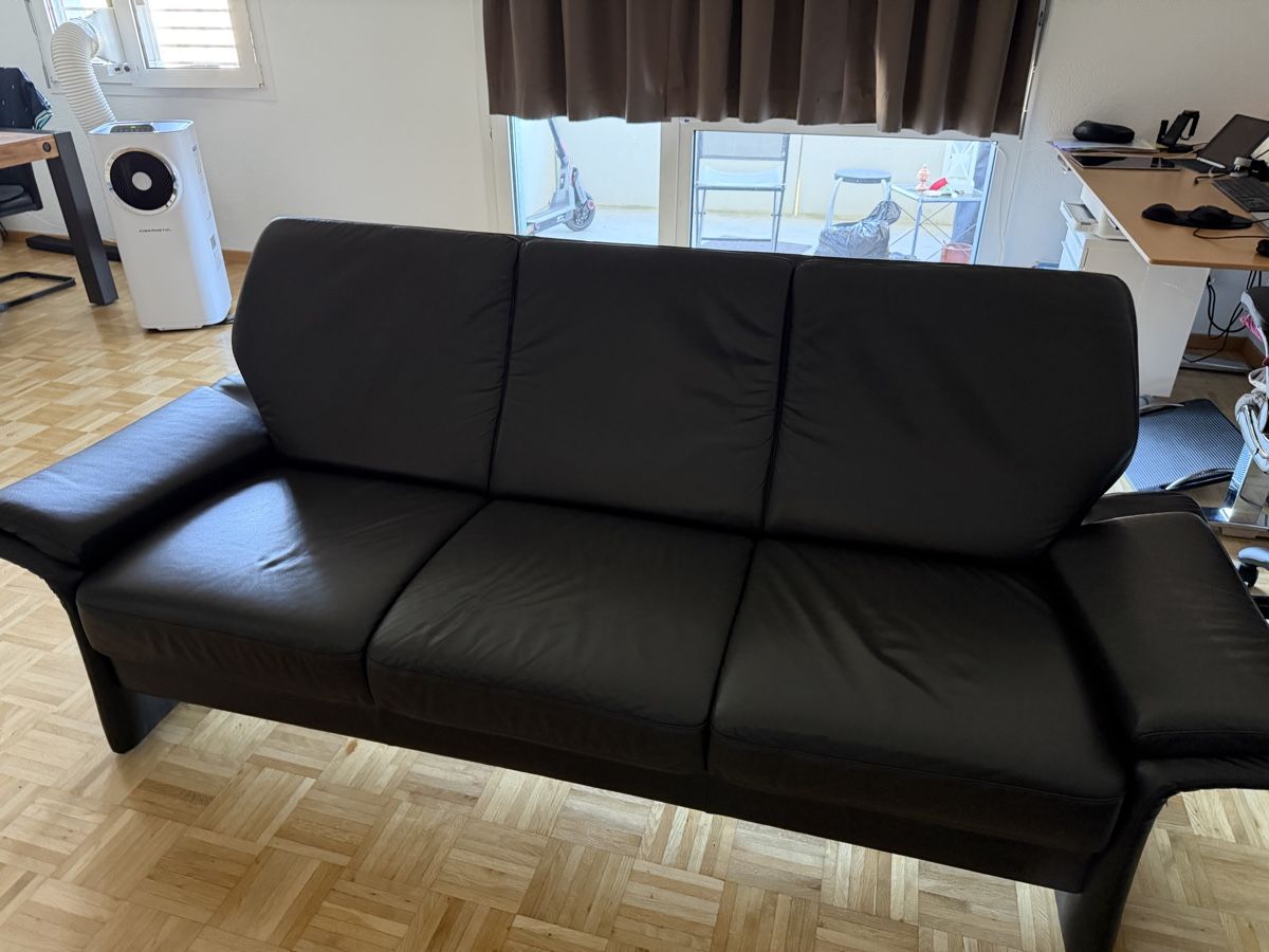 Sofas: Echtleder 3-Sitzer Sofa Original Elastoform – D'occasion à Oftringen par ste_mp2b 1