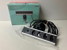 neue STEFFEN Steckdosenleiste 4xT13 für Tischmontage
