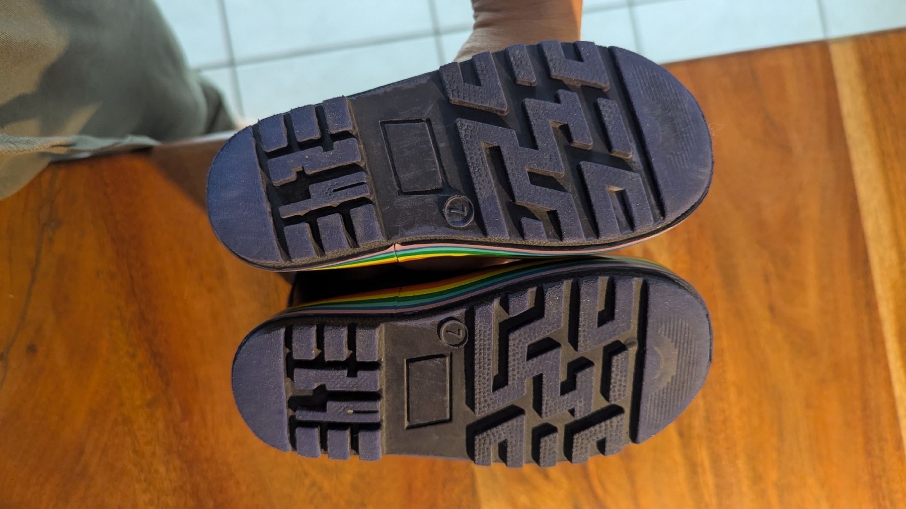 Next Scarpe per ragazzi: Gummistiefel Regenbogen Gr.24   – Usato da Wolfhausen venduto da Andreasolis 1