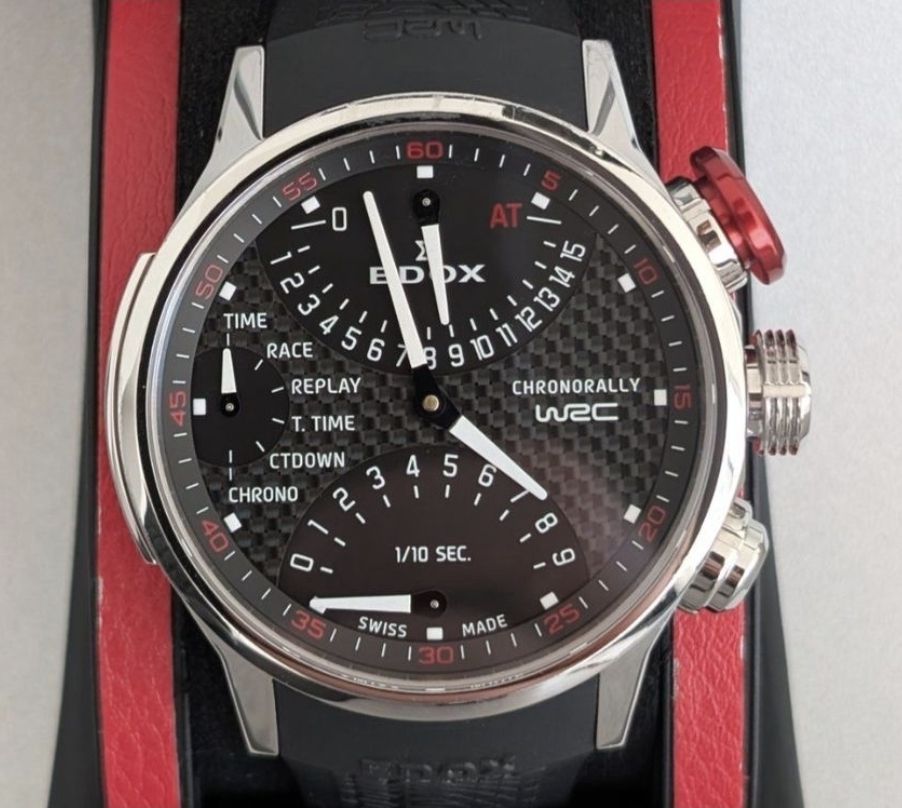 Edox Orologi: Edox WRC Chronorally full set – Usato da Font venduto da Stef75 7