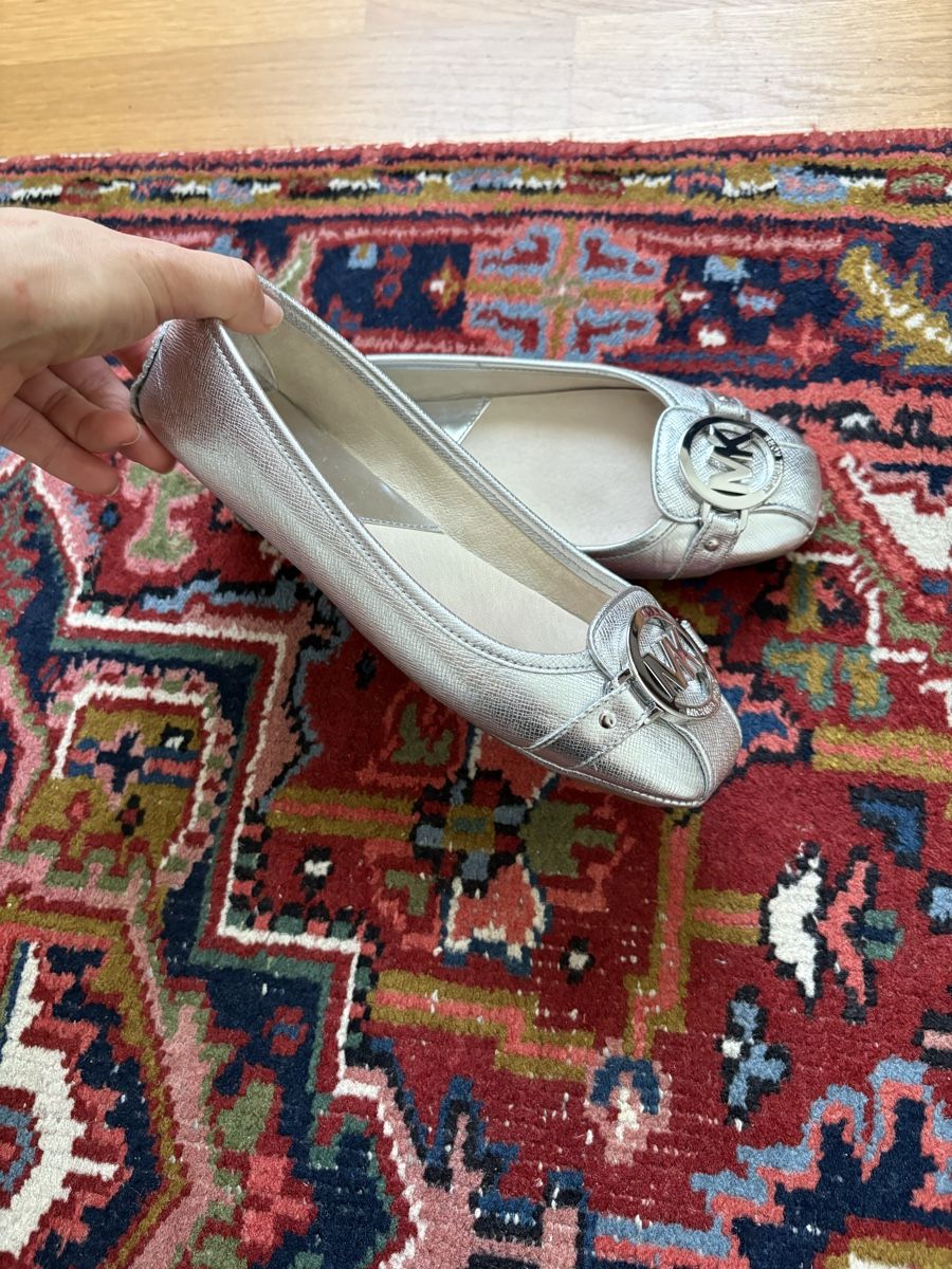 Michael Kors Damenschuhe: MK Ballerinas Silber  – Neu (gemäss Beschreibung) aus Luzern von cedrineeeez 1