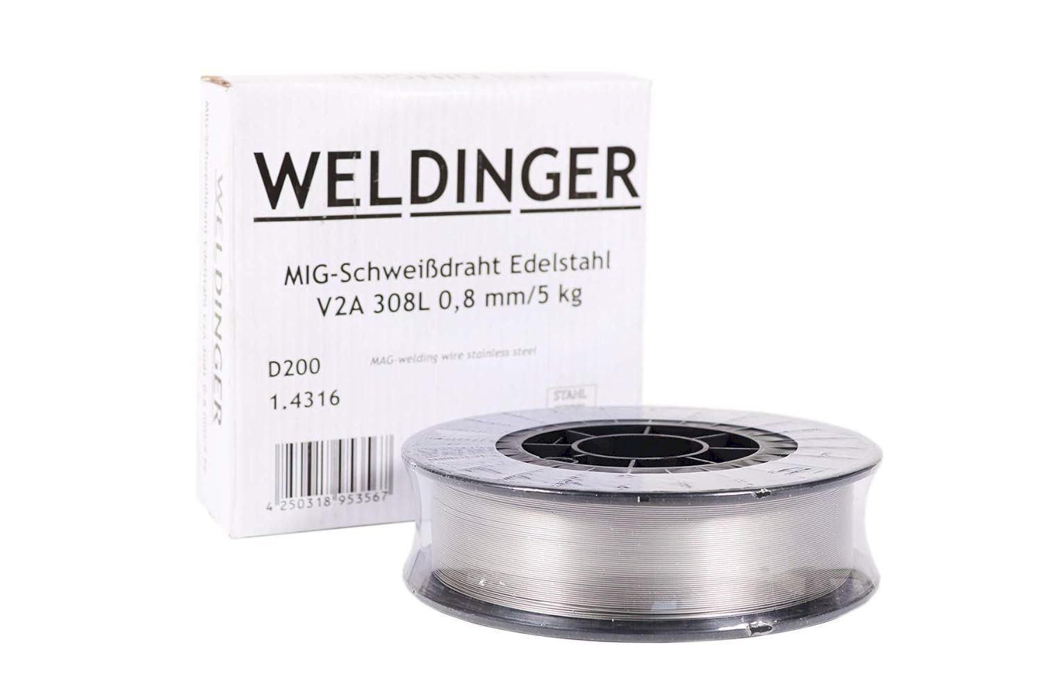 Tutti gli attrezzi: WELDINGER Edelstahl Schweißdraht D200 – Nuovo e nell'imballaggio originale da Bottighofen venduto da zaap