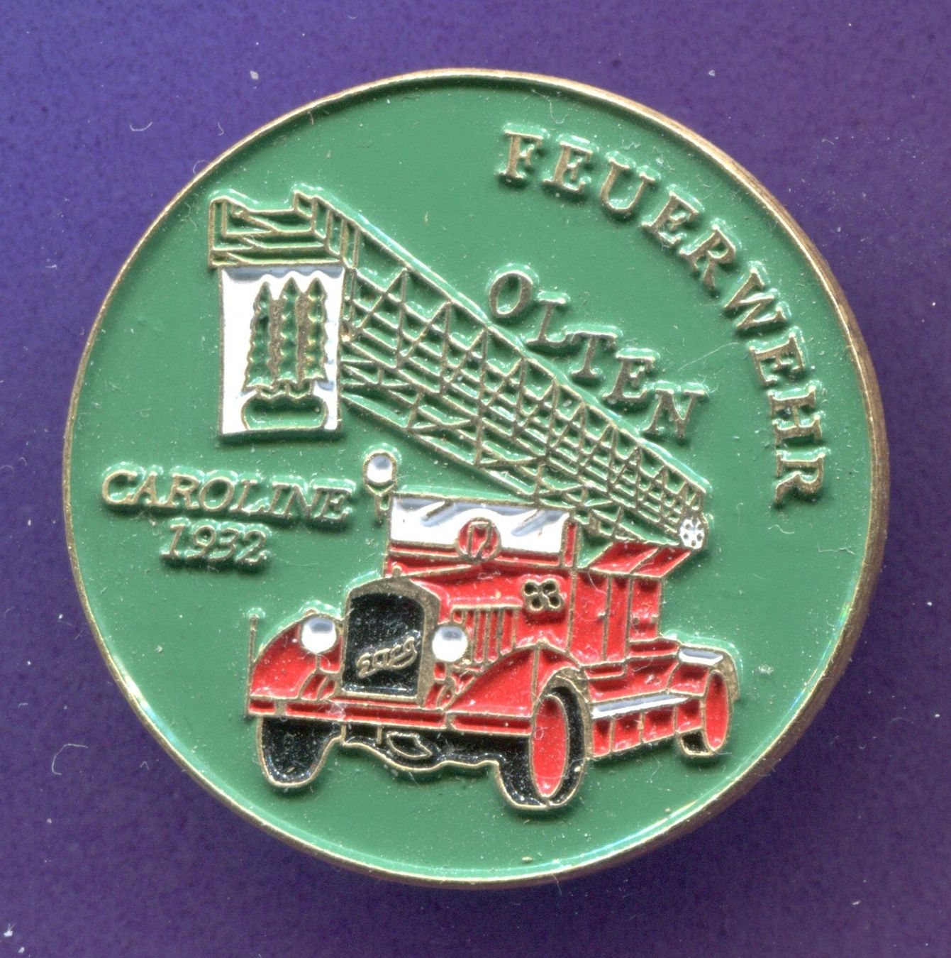 Placchette & Badge: Feuerwehr  OLTEN – Usato da Winterthur venduto da Sammleroase