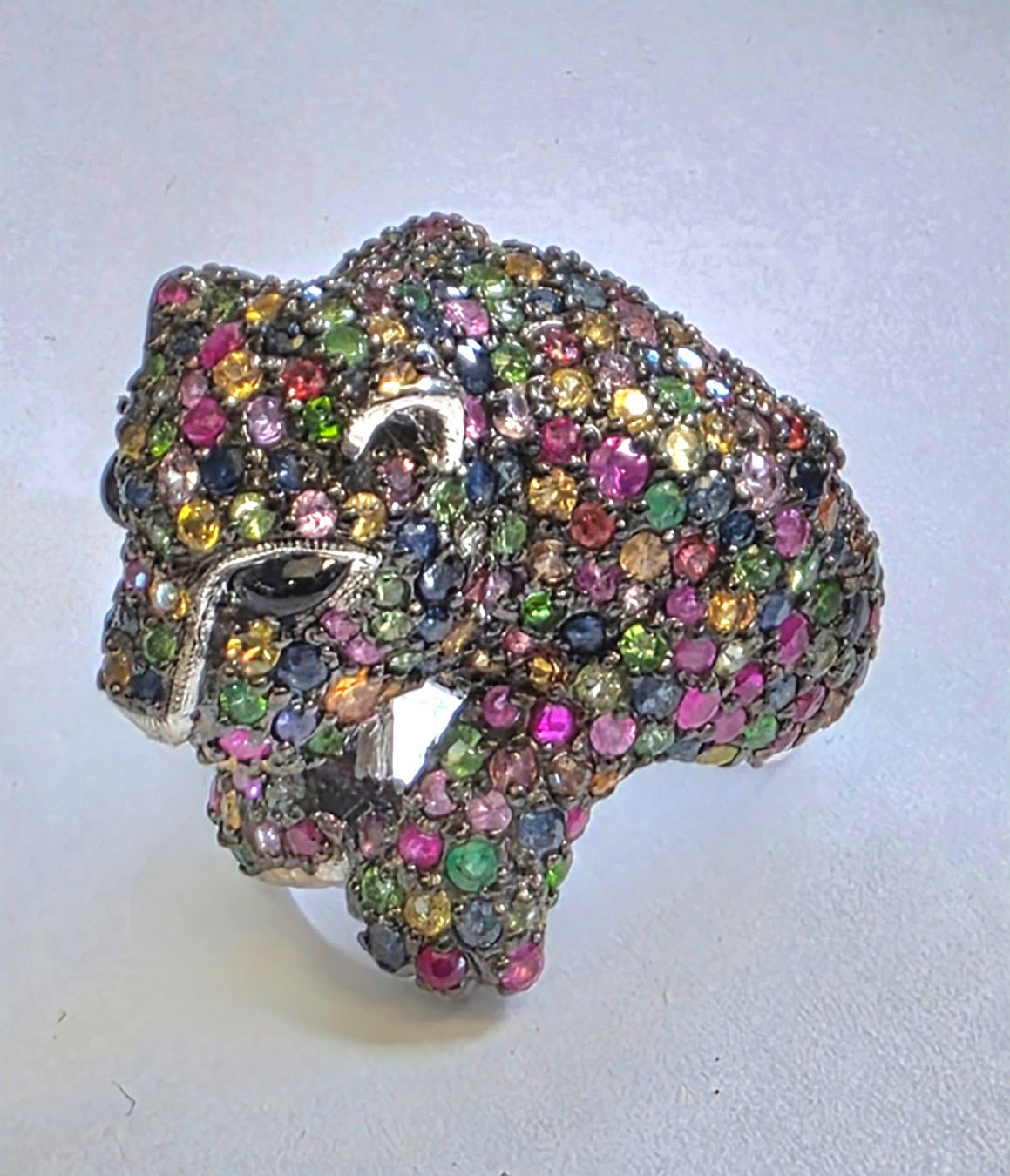 Bagues: Panther Design Ring Edelsteine – Neuf (Voir description) à Zürich par benedikt12 9