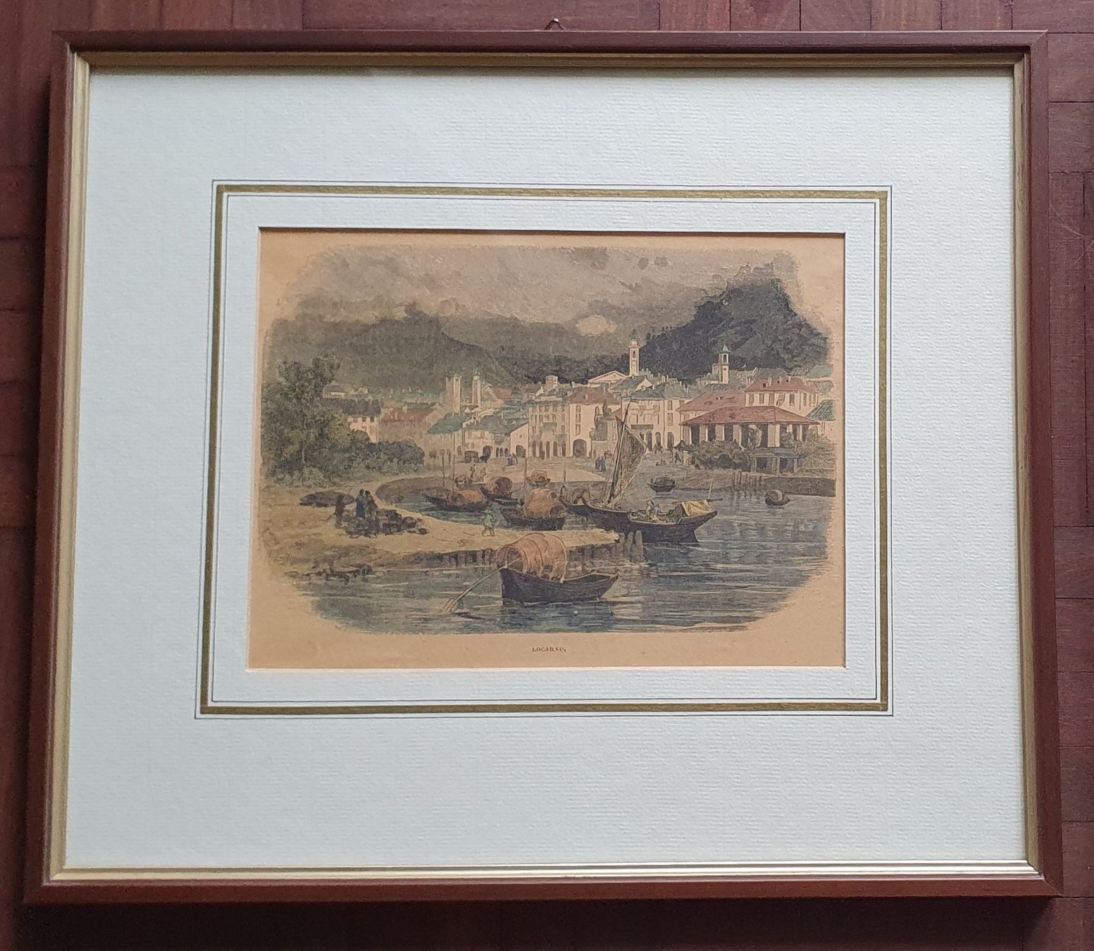 Stiche: Bild - Locarno, Holzstich – Gebraucht aus Kreuzlingen von Rschweiz1