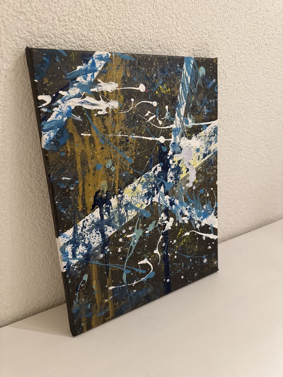 Gemälde: Abstraktes Acrylbild auf Leinwand, Unikat – Neu (gemäss Beschreibung) aus Neftenbach von fab_7vh9 1