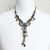 Collier Argenté avec Motifs