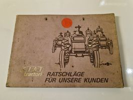 Fiat Traktoren Ratschläge Broschüre Handbuch