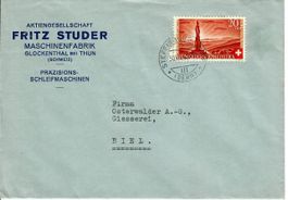 Brief, Glockenthal  bei Thun 1942