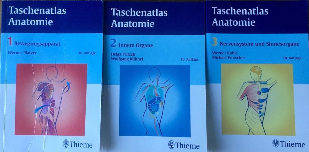 Preis Ist Für Alle 3 Bände!! Taschenatlas Anatomie Thieme | Kaufen Auf ...