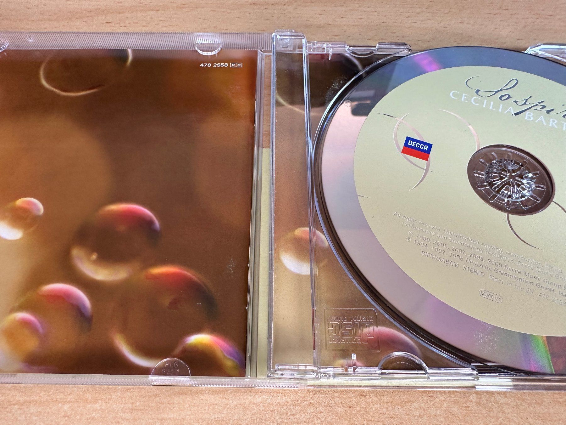 CD: Cecilia Bartoli – Sospiri – Usato da Rikon im Tösstal venduto da Alpenmutz 2