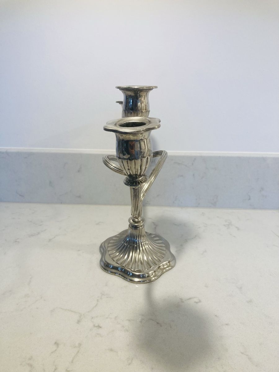 Portacandele: Shabby chic Versilberter Kerzenhalter – Usato da Zäziwil venduto da kbr_jd95 3