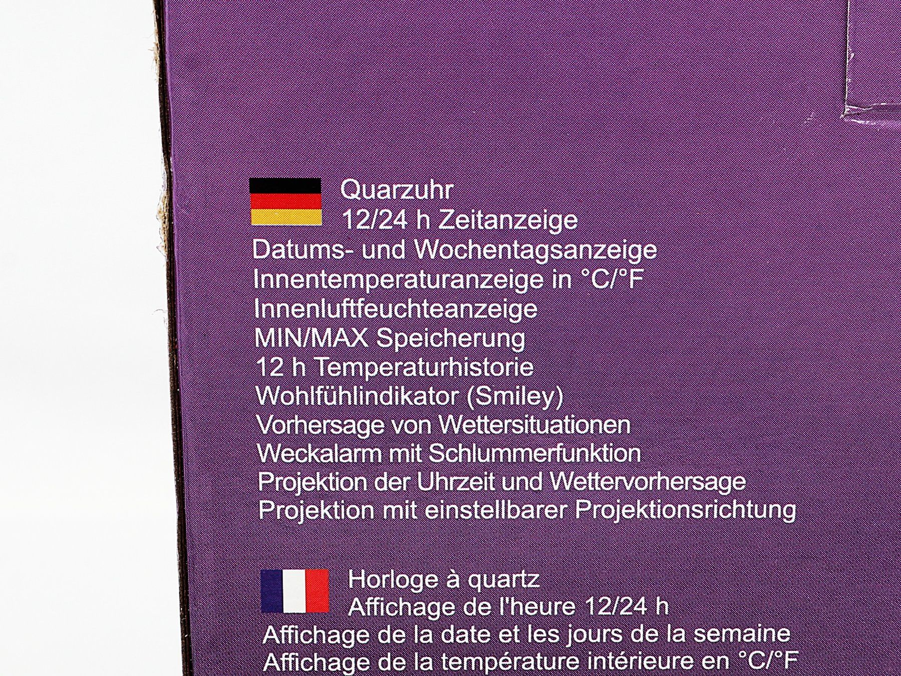 Réveils: TECHNOLINE Quarz- Projektionswecker – Neuf (Voir description) à Steinen par Restwert_Steinen 7
