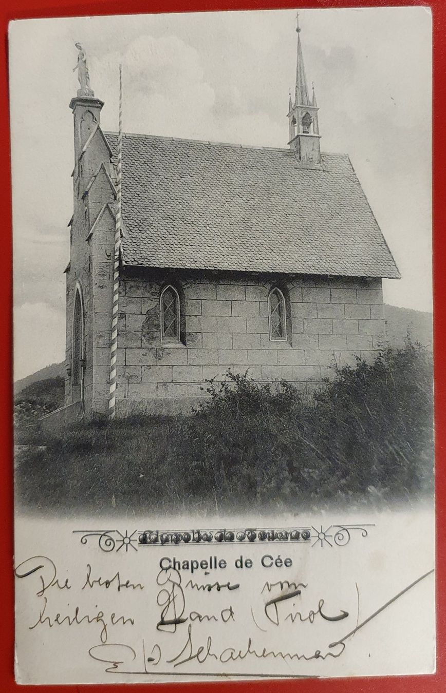 Cartoline postali: Chapelle de Cée 1906 – Usato da Kreuzlingen venduto da Rschweiz1