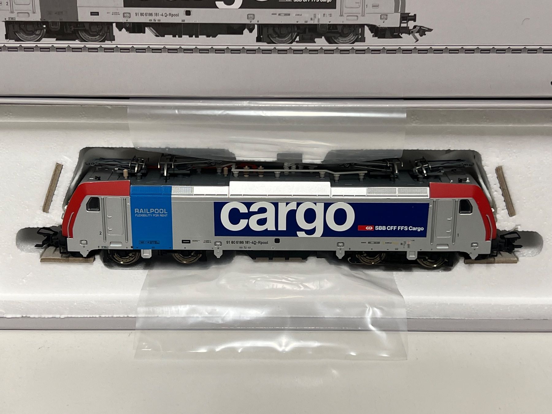 Märklin Modelleisenbahnen: Märklin 36607  BR E 186 Railpool Cargo SBB  Digital H0 – Neu und originalverpackt aus Geroldswil von TopTrain54 2
