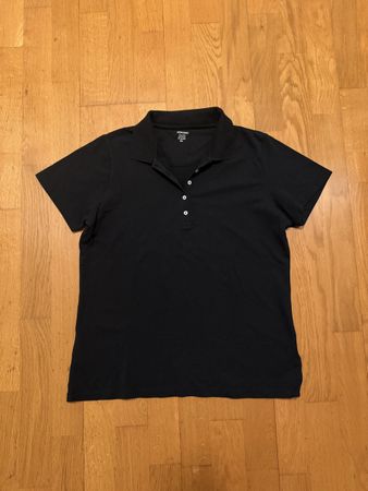Schwarzes Poloshirt, Montego, Grösse M.