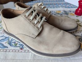 Clarks Beige Suede Shoes - Size 42.5 (fits like a 43). Used.