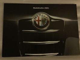 Alfa Modellreihe 2001 Programm Verkaufsprospekt