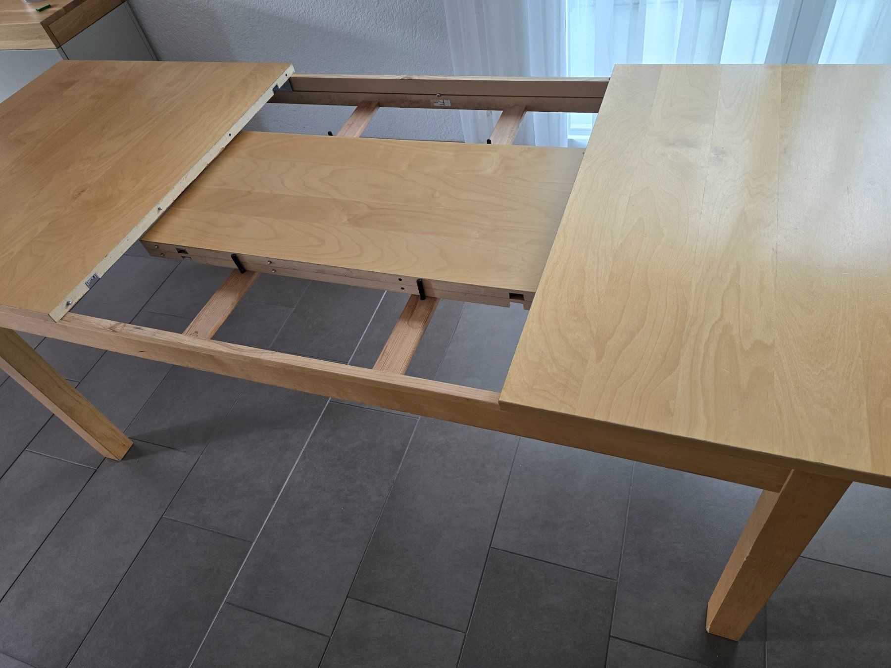 Ikea Tische: Esstisch ausziehbar helles Holz – Gebraucht aus Urtenen-Schönbühl von judithundkuesu 1