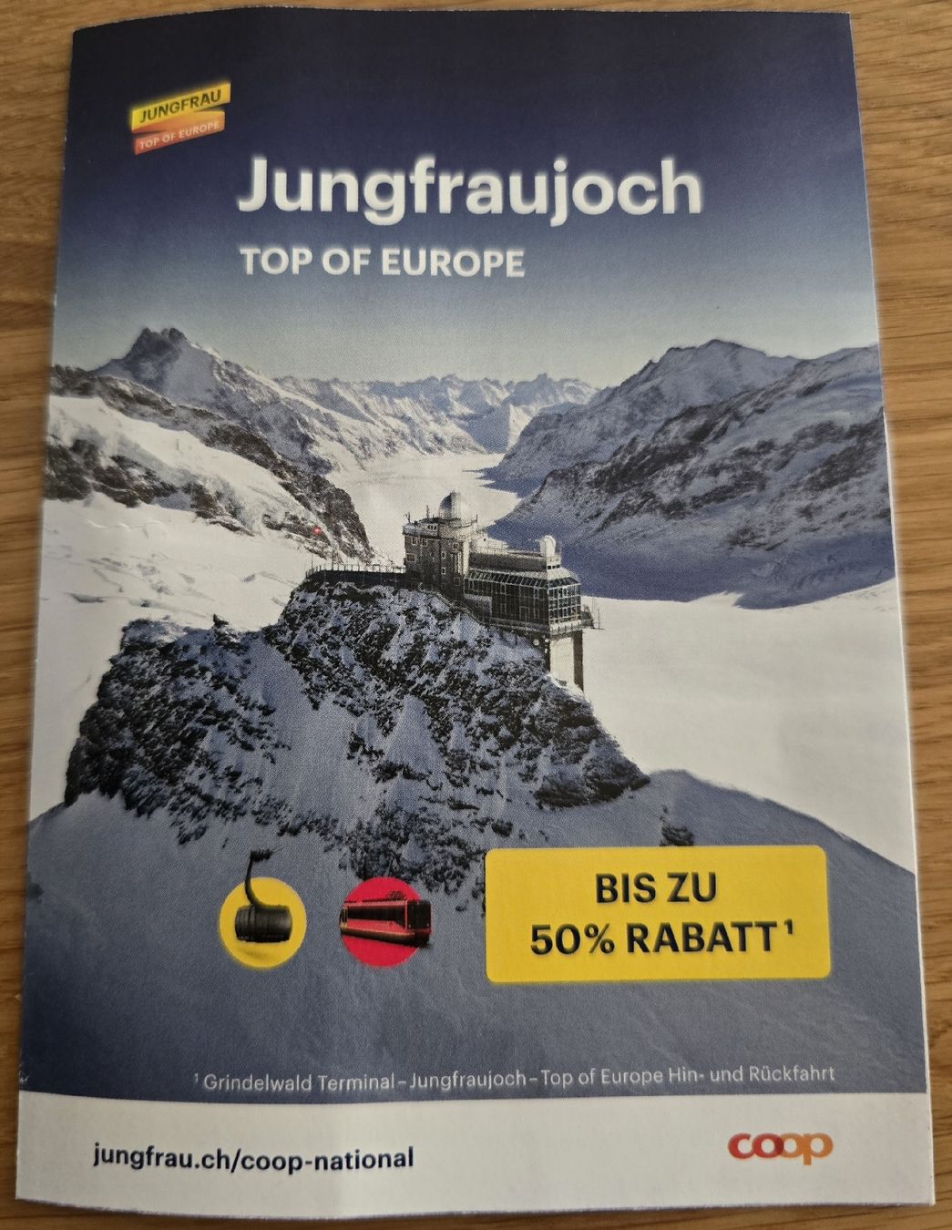 Bons: Jungfraujoch Rabattbon – Neuf avec emballage d'origine à Geroldswil par Churla