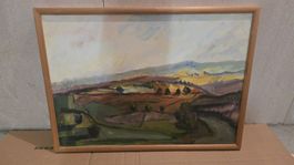 Ölgemälde - Winterstimmung, signiert, 96x66cm, Top!48.8x68.5