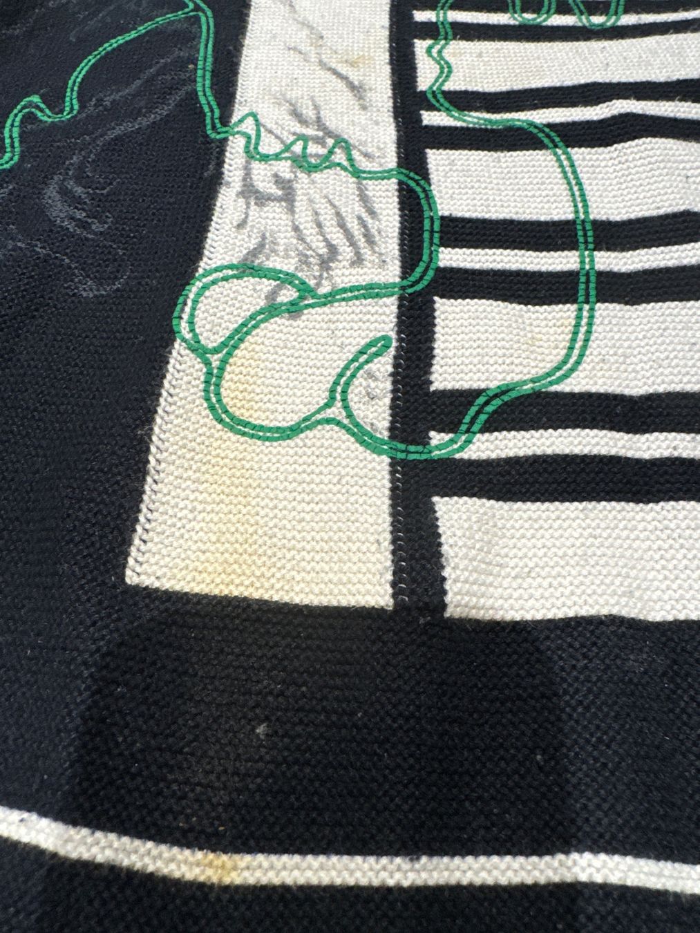 Rabe Maglioni & Felpe: Rabe Strickpullover, schwarz-weiss gestreift, Gr 48 – Usato da Gelterkinden venduto da Biene8 1