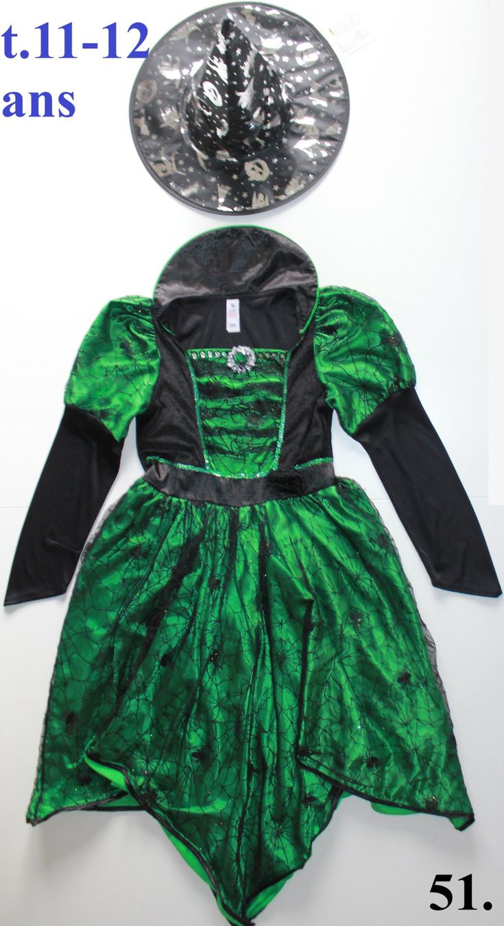 Costumi: Costume sorcière / Hexe  t. 11 - 12 ans – Usato da Peseux venduto da CoolShoping