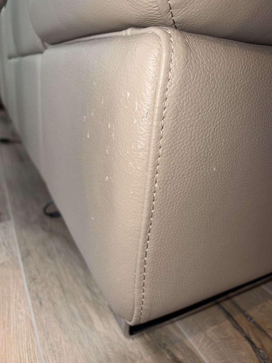 Conforama Divani: L-Ledersofa mit Relaxfunktion – Usato da Wiezikon b.Sirnach venduto da talamona94 6