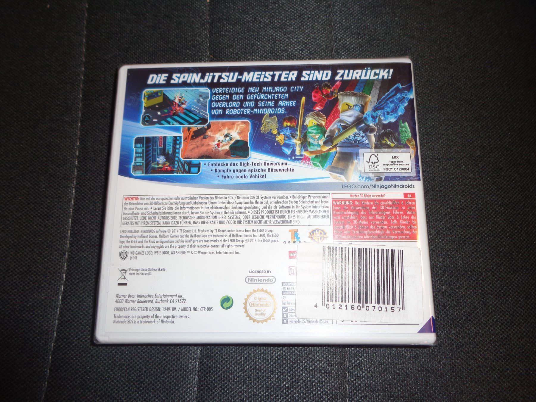 Giochi: Lego Ninjago Nindroids 3DS Neu? – Nuovo (secondo la descrizione) da Olten venduto da Disc-Ausverkauf 1