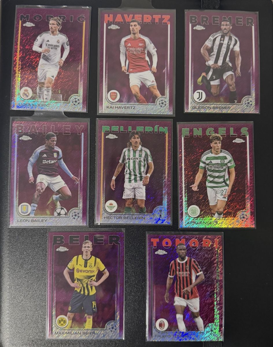 Topps Carte collezionabili: Topps Chrome - Magenta Shimmer Refractor Lot – Nuovo (secondo la descrizione) da Embrach venduto da BenzosCards