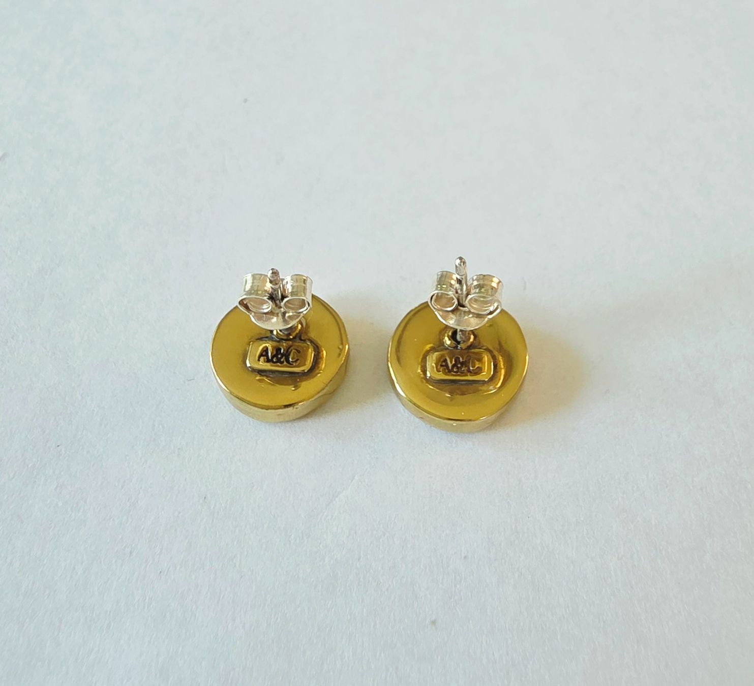 Orecchini pendenti & Orecchini a lobo: Elegante Ohrstecker mit Perlmutt-Inlay - Neu – Nuovo e nell'imballaggio originale da Uetikon am See venduto da Springdream 3